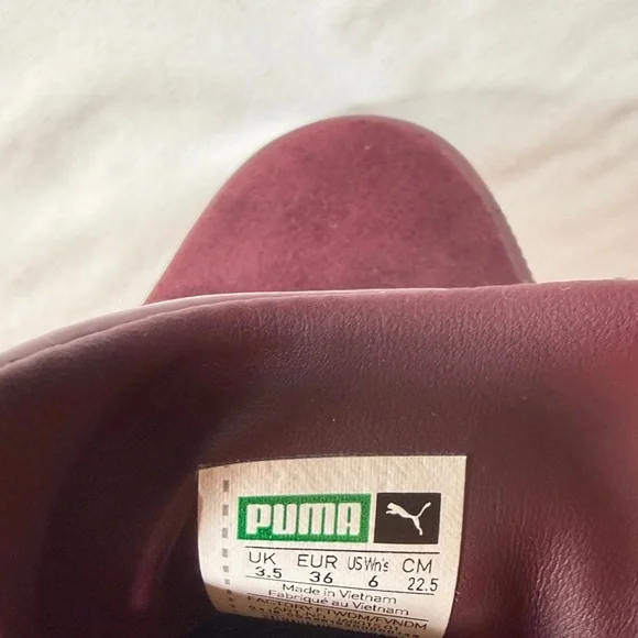 Puma Women's Burgundy Sneakers - Picture 9 of 9